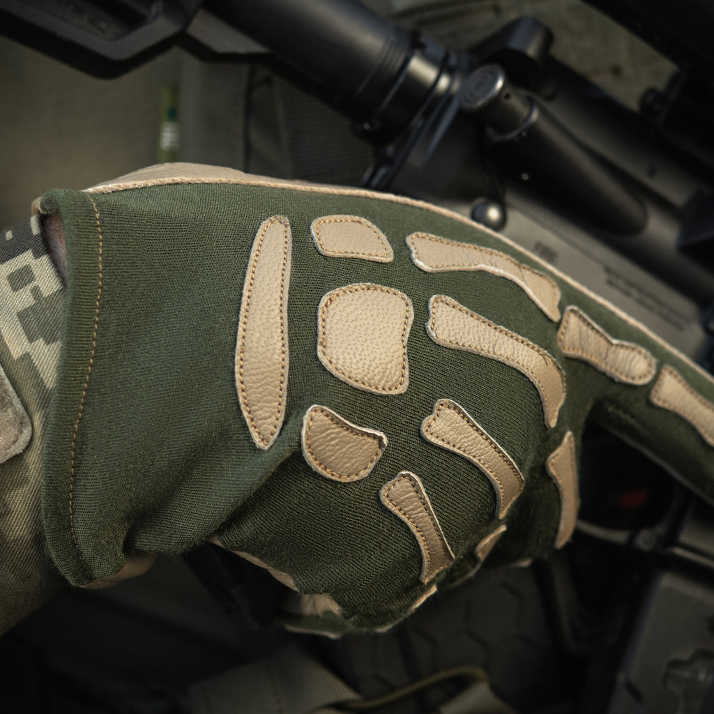 M-Tac рукавички Skeleton Olive/Coyote