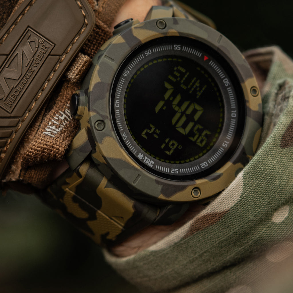M-Tac годинник тактичний з компасом 2095 Camo