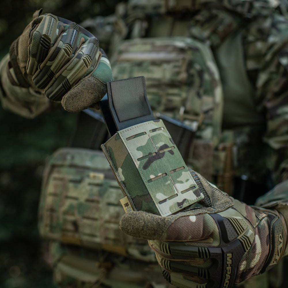 M-Tac підсумок для магазина на гумці (10 см) Laser Cut Multicam