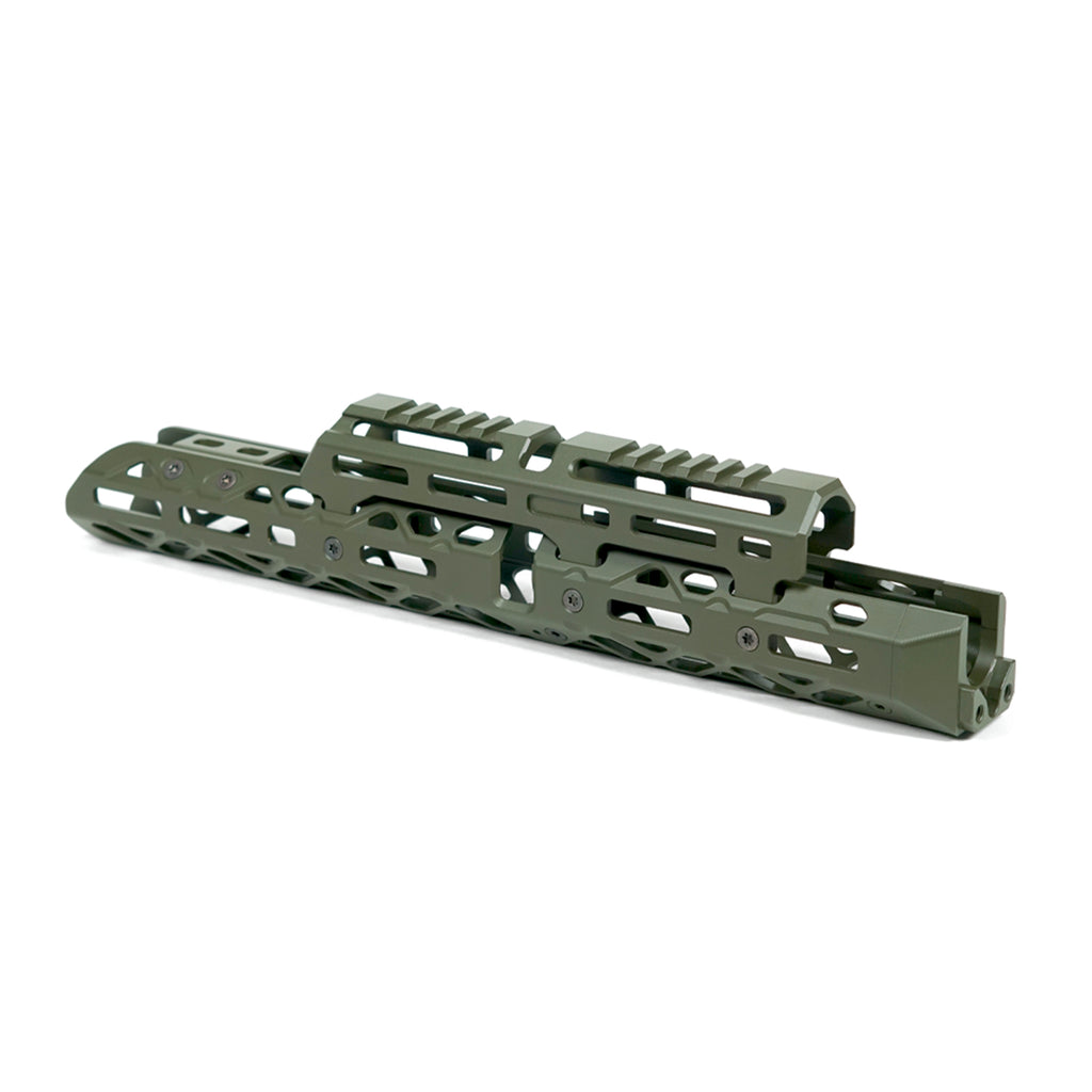 Крук цівка для АК довге с кріпленням та довгим верхнім містком M-Lok OD Green (1U004B)