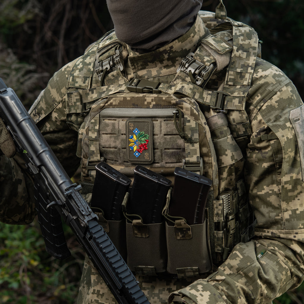 M-Tac нашивка Орнамент Калина (вишивка) Ranger Green