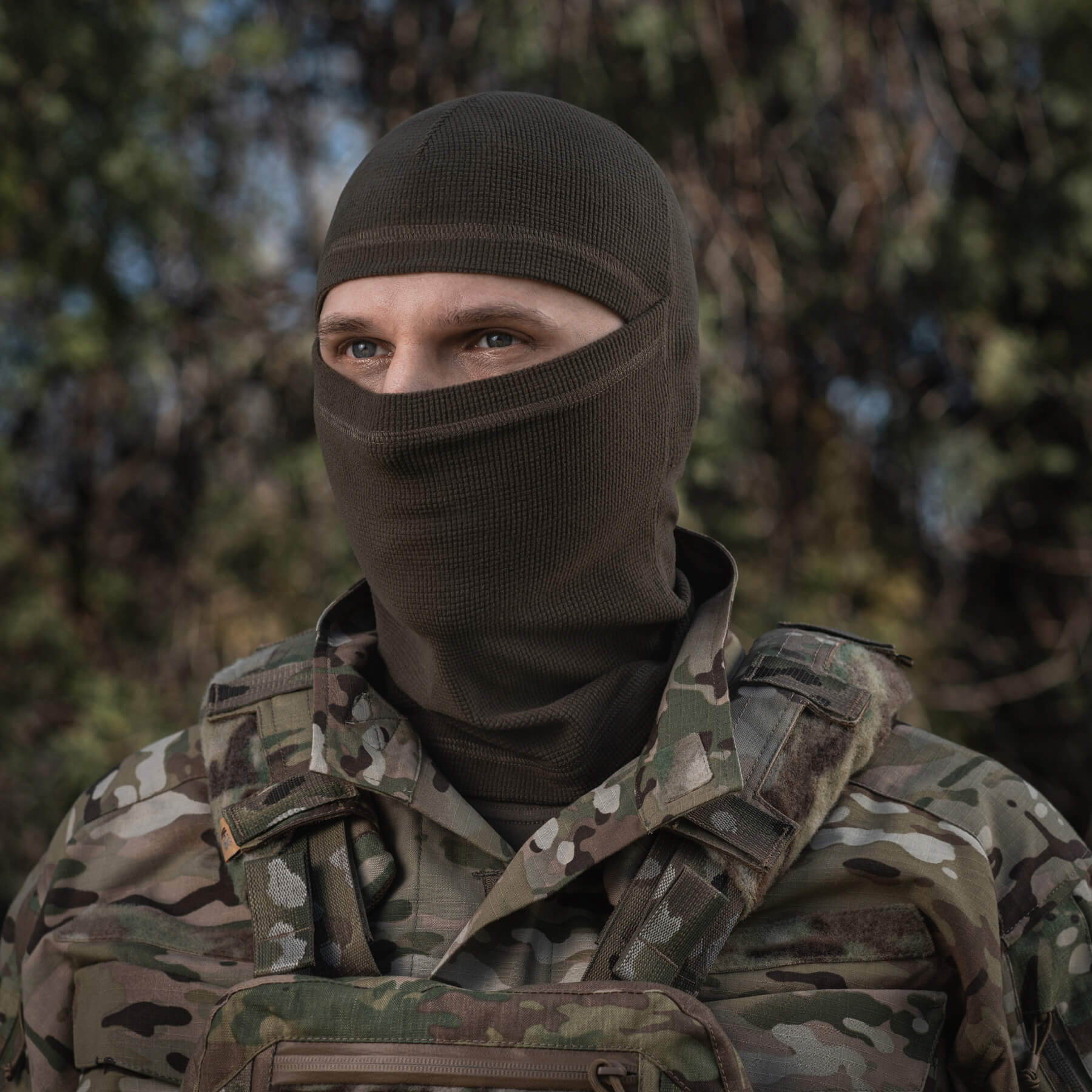 M-Tac балаклава-ніндзя Basic мікрофліс ріп-стоп Dark Olive
