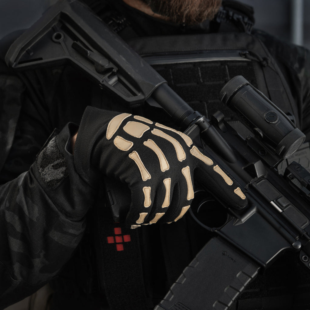 M-Tac рукавички Skeleton Black/Coyote