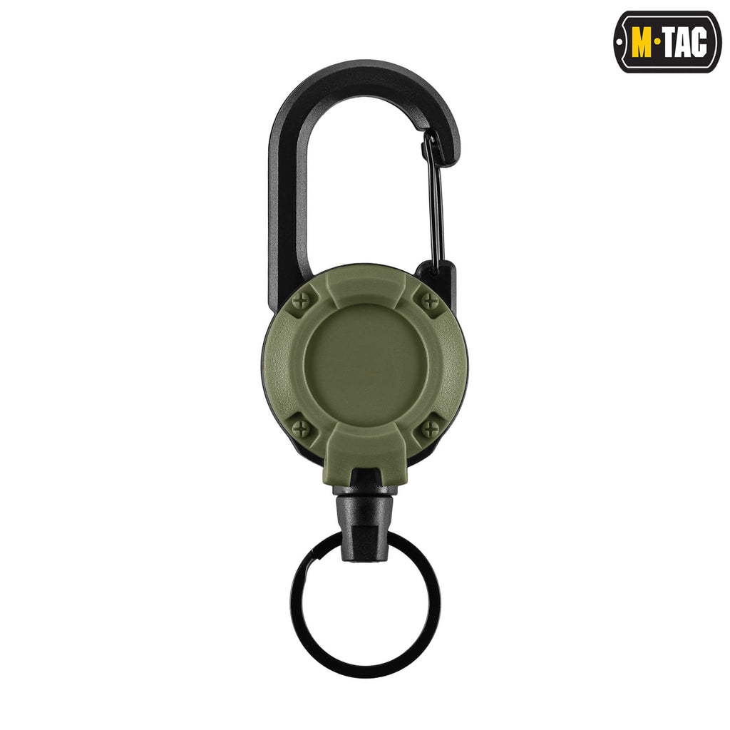 M-Tac карабин зі шнуром для ключів Olive