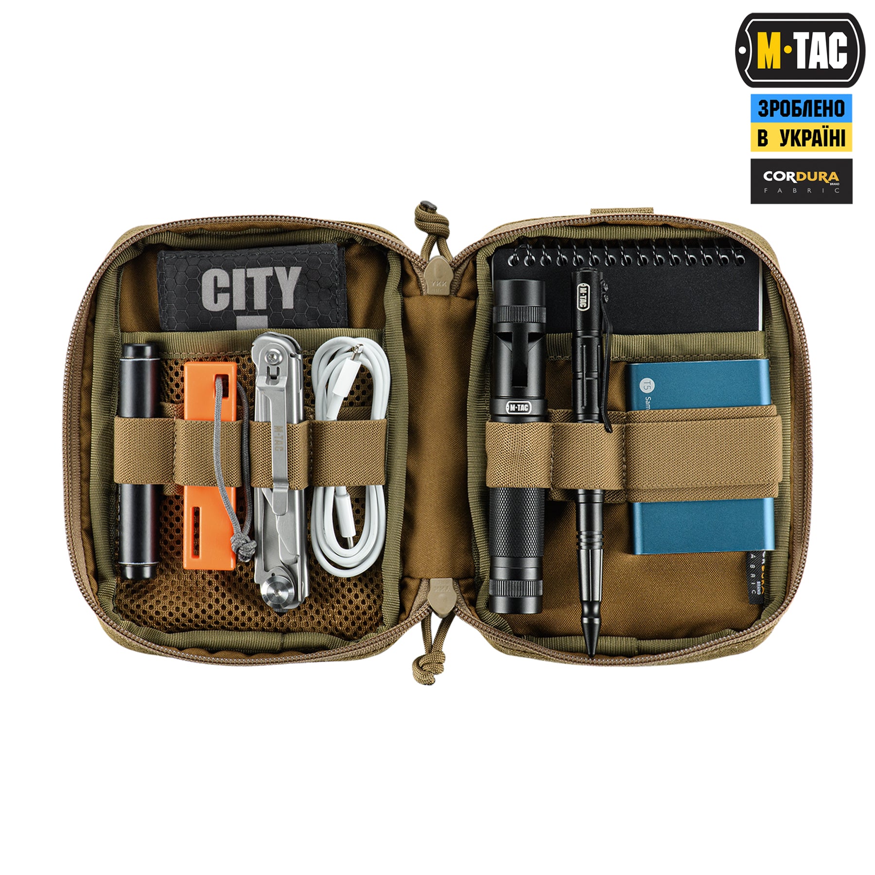 M-Tac EDC Pocket HEX Elite Coyote