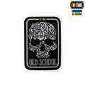 M-Tac наклейка Old School Small світловідбиваюча Black