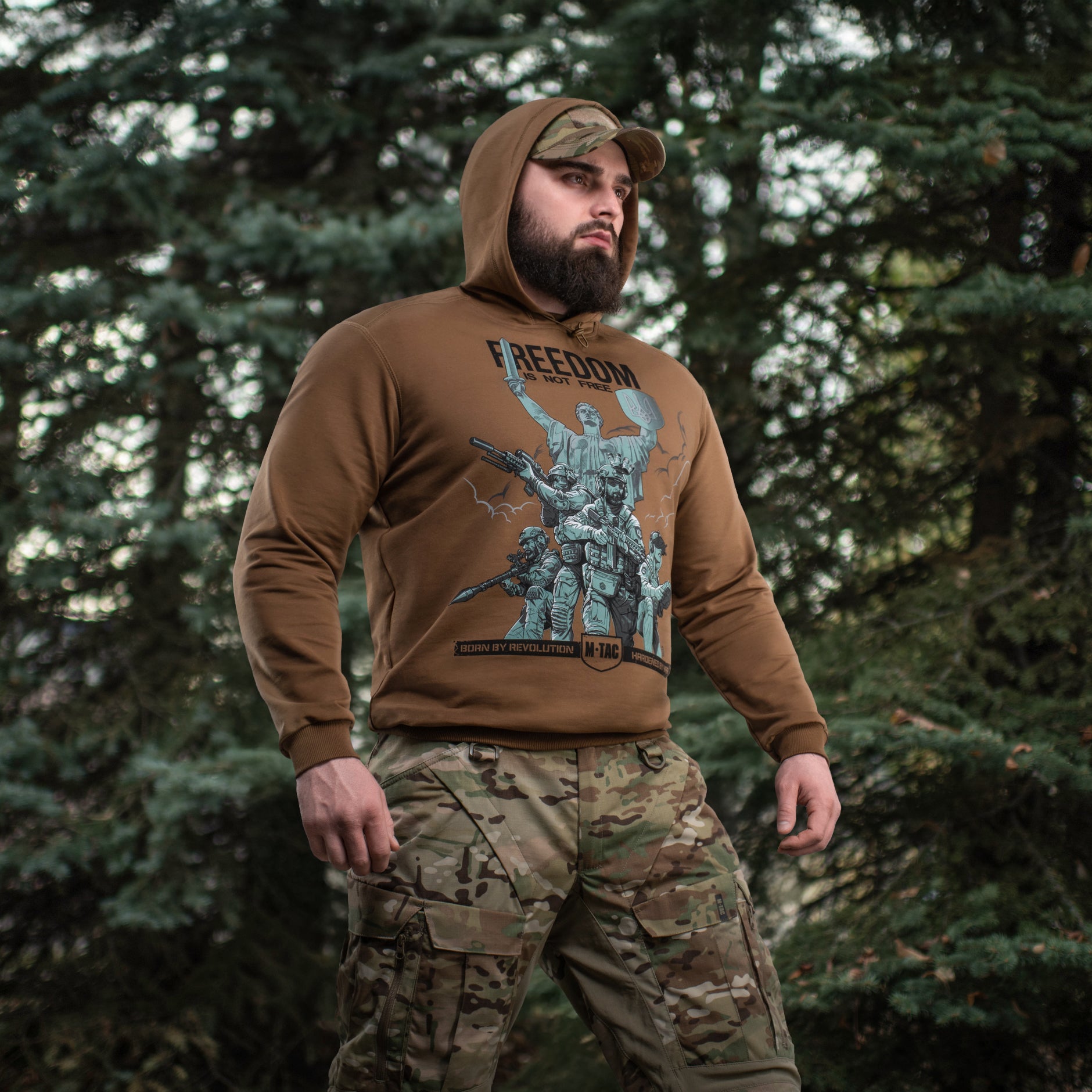 M-Tac кофта Hoodie Freedom Coyote Brown