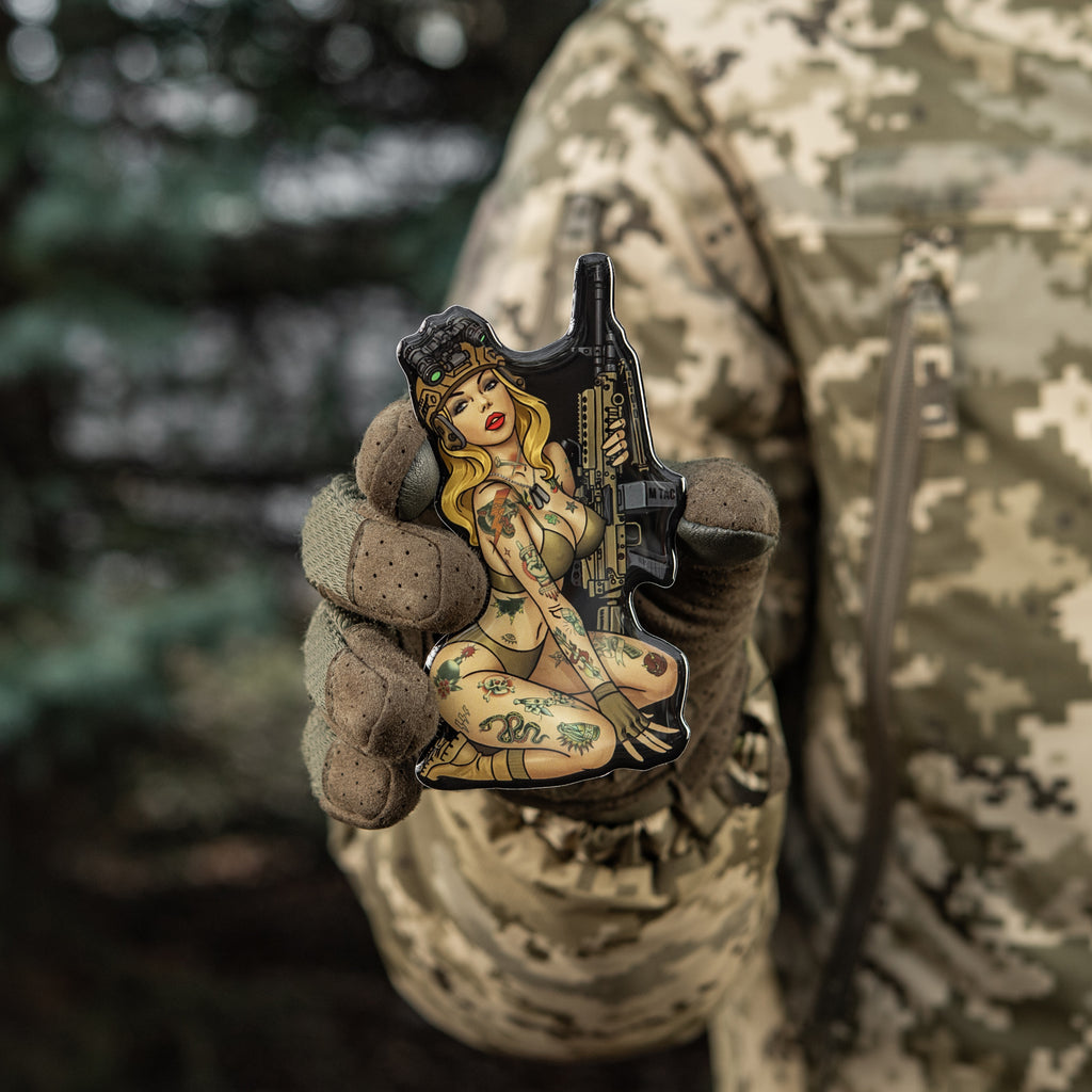 M-Tac наклейка Tactical girl №5 Hooligan