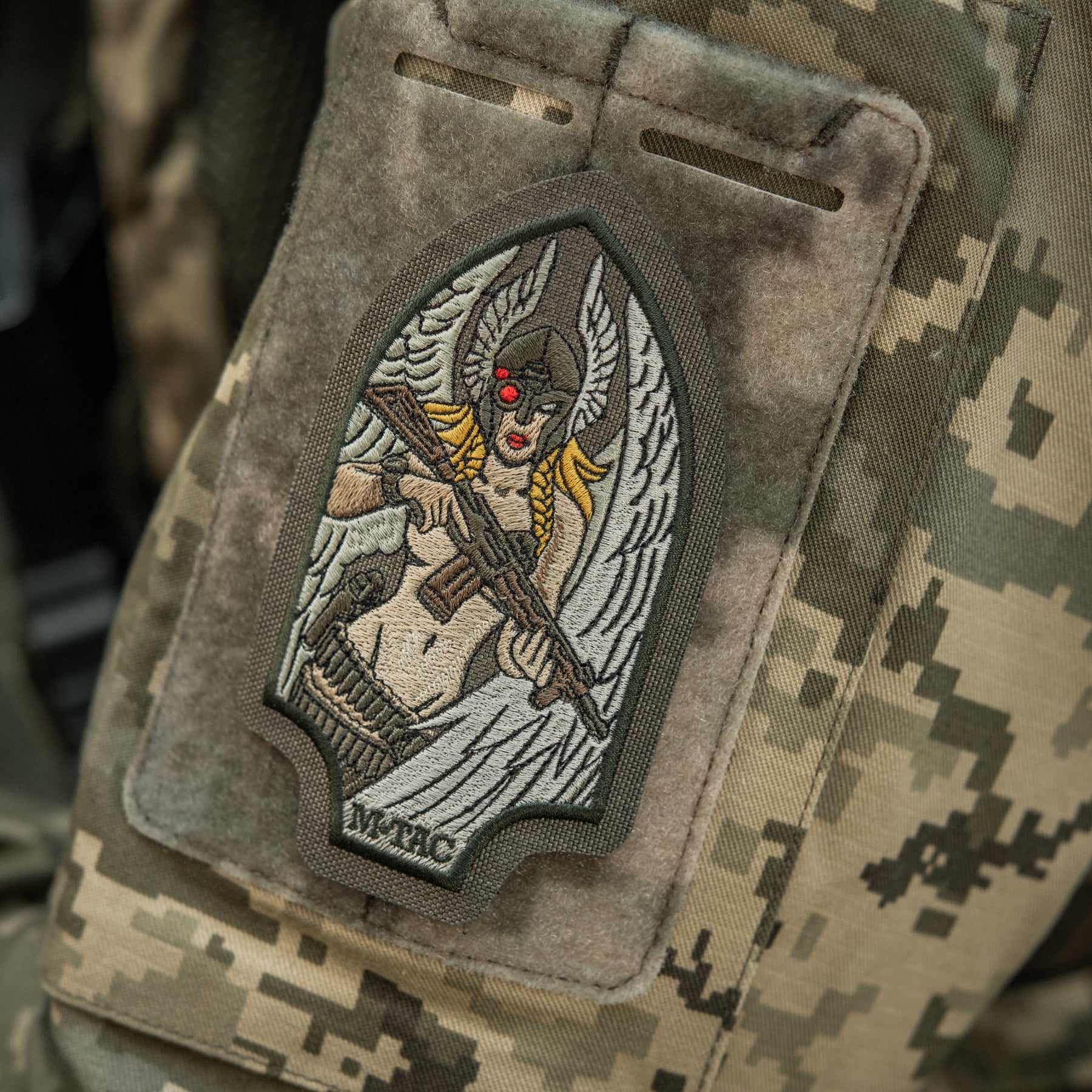 M-Tac нашивка Valkyrie (вишивка) Ranger Green