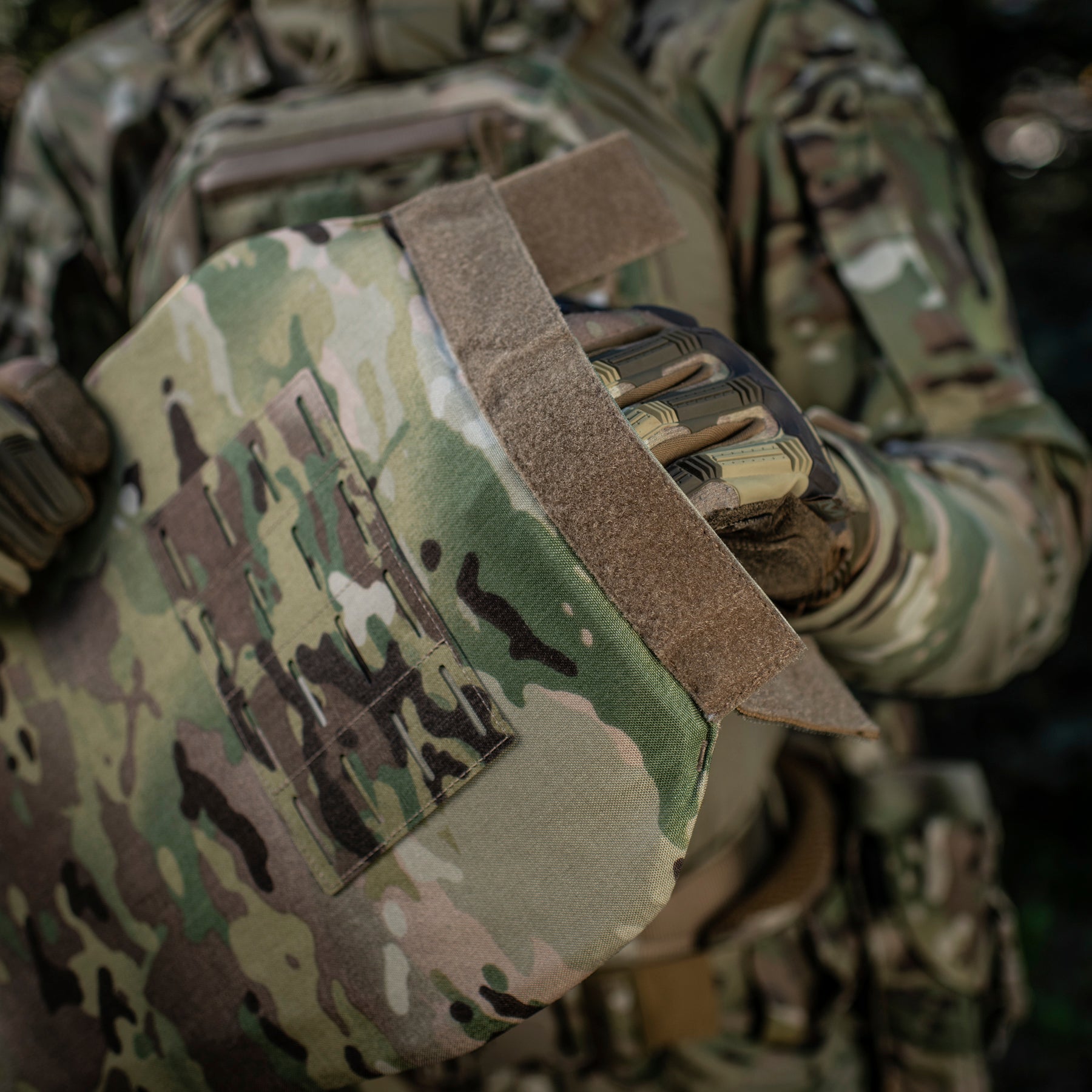 M-Tac фартух протиуламковий з балістичним пакетом 2 клас Laser Cut XL Multicam