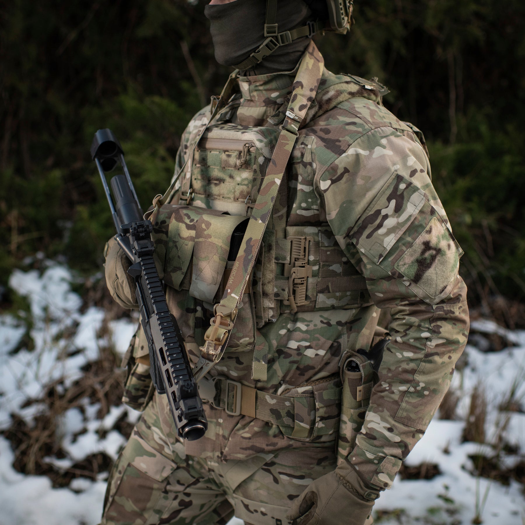M-Tac ремінь збройовий універсальний Multicam