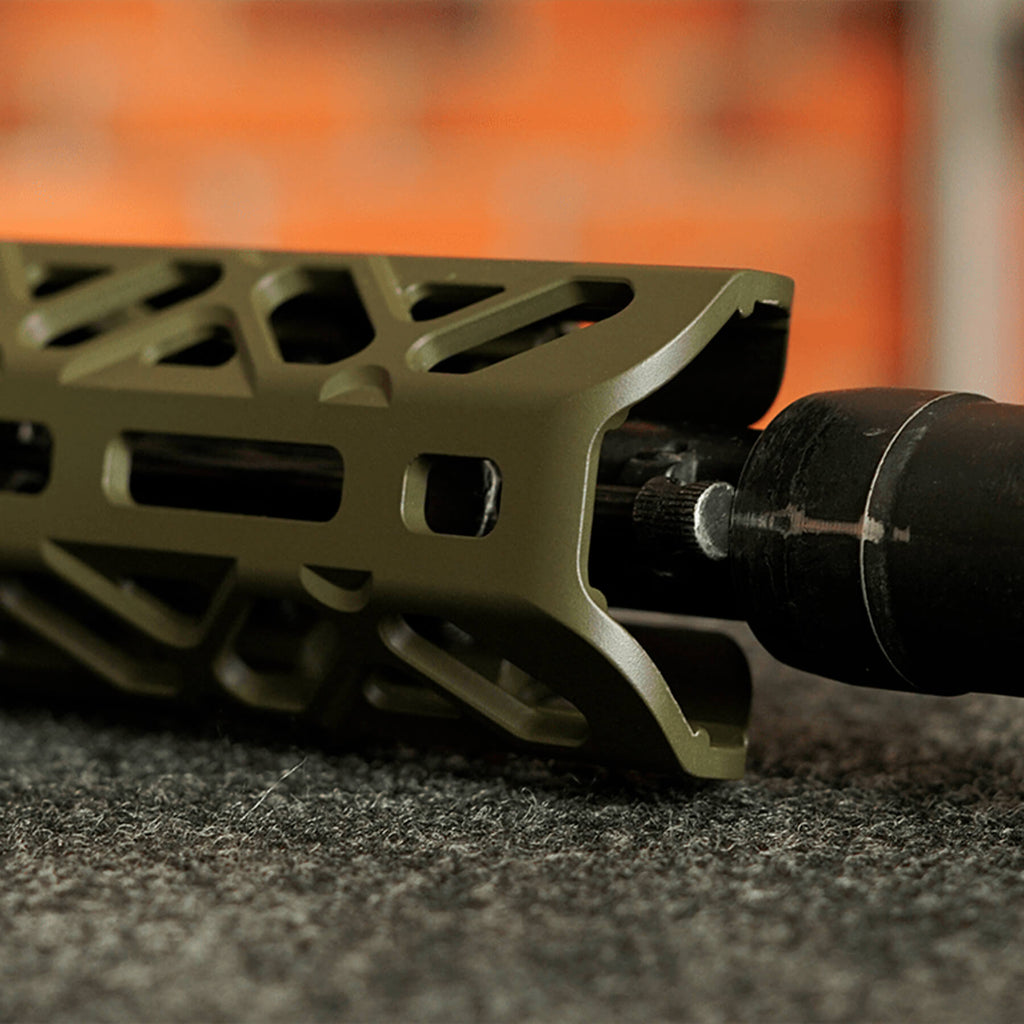 Крук цівка для АК довге с кріпленням та довгим верхнім містком M-Lok OD Green (1U004B)