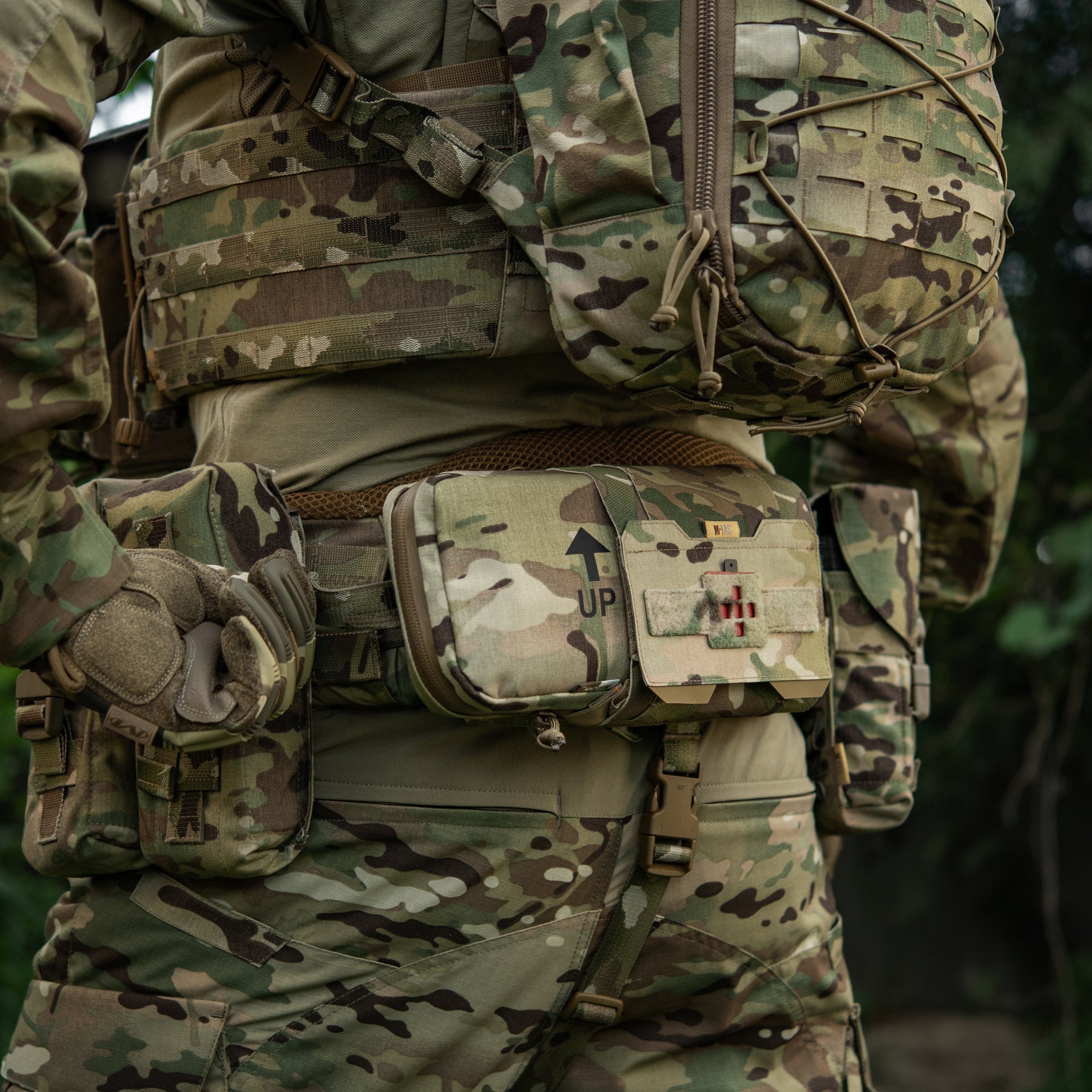 M-Tac підсумок медичний горизонтальний Large Elite Multicam