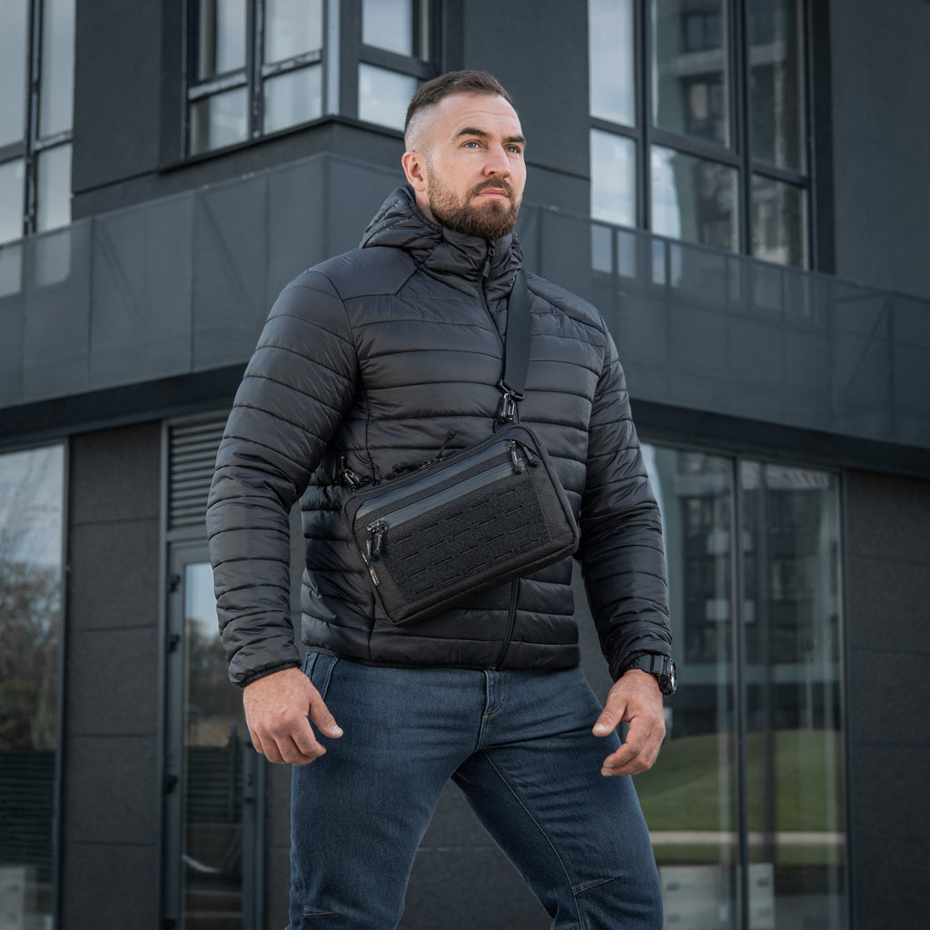 M-Tac сумка Admin Bag Medium Elite з липучкою Hex Black