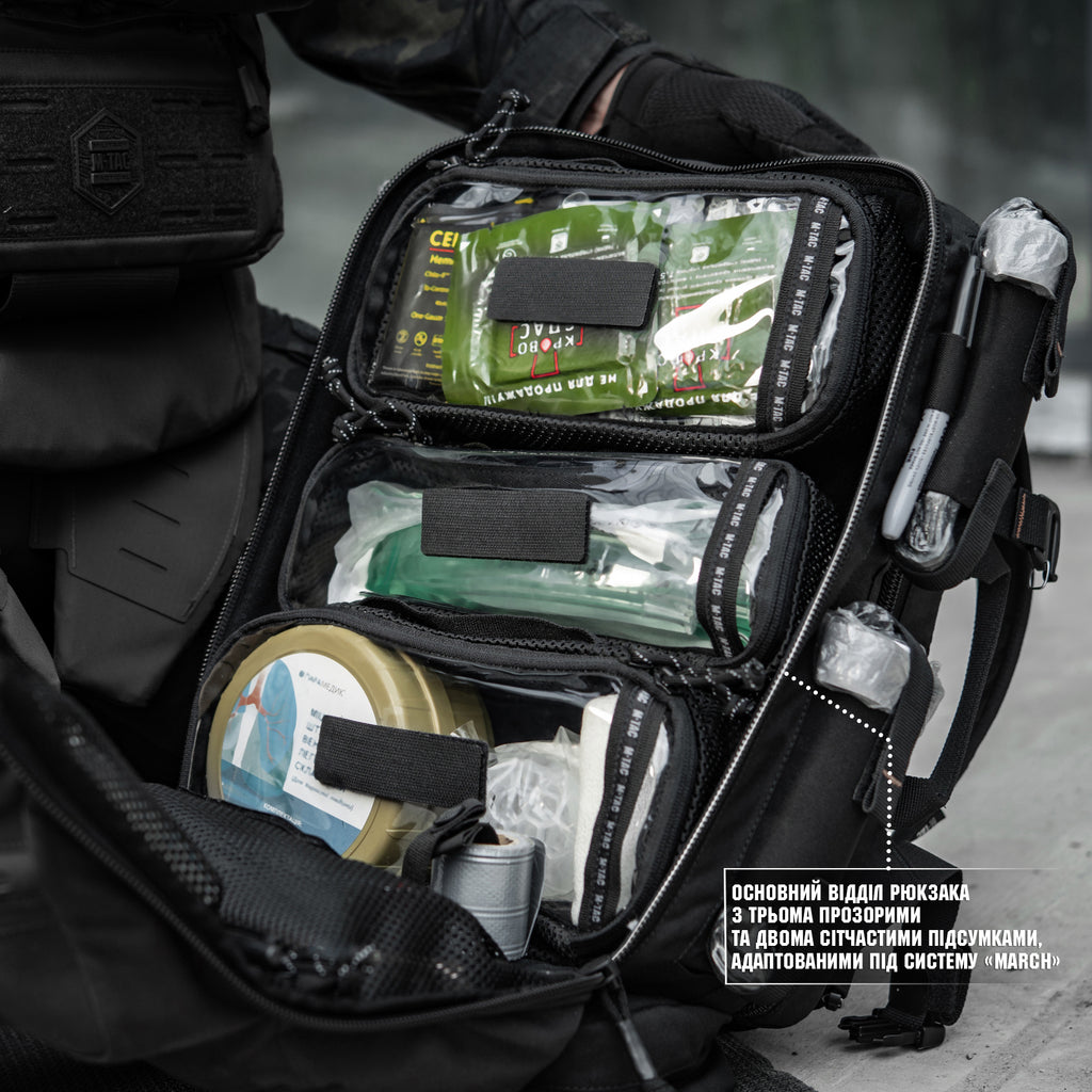 M-Tac наплічник бойового медика Elite Black