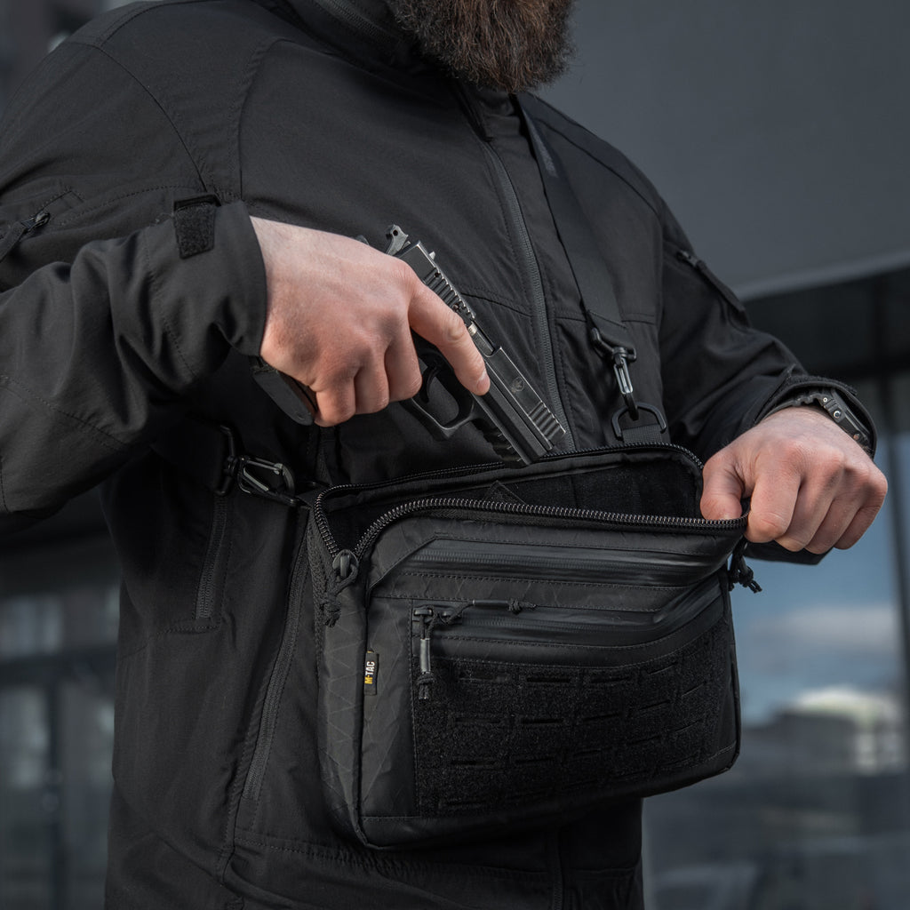 M-Tac сумка Admin Bag Medium X-PAC Elite з липучкою Black