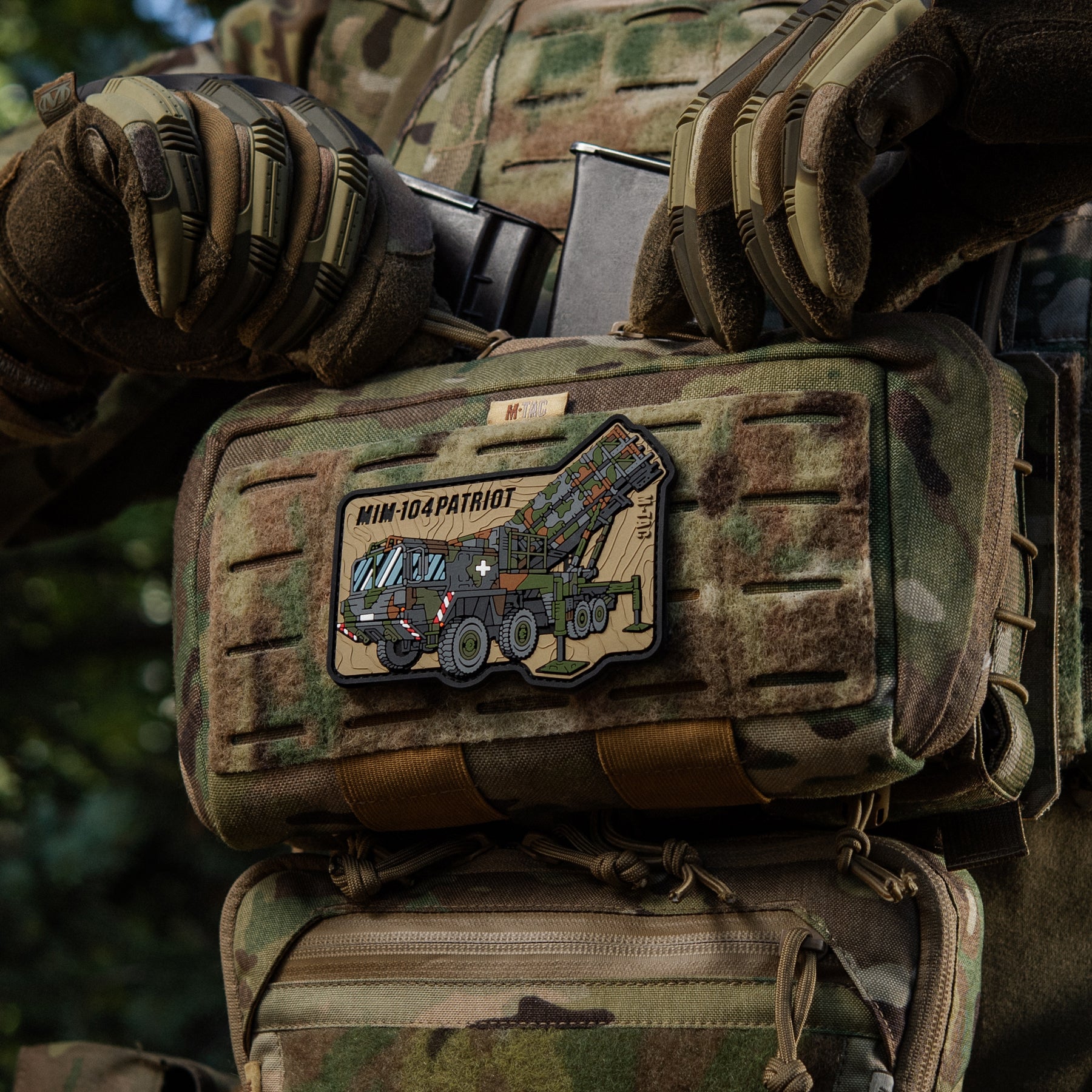M-Tac нашивка MIM-104 Patriot (PVC)