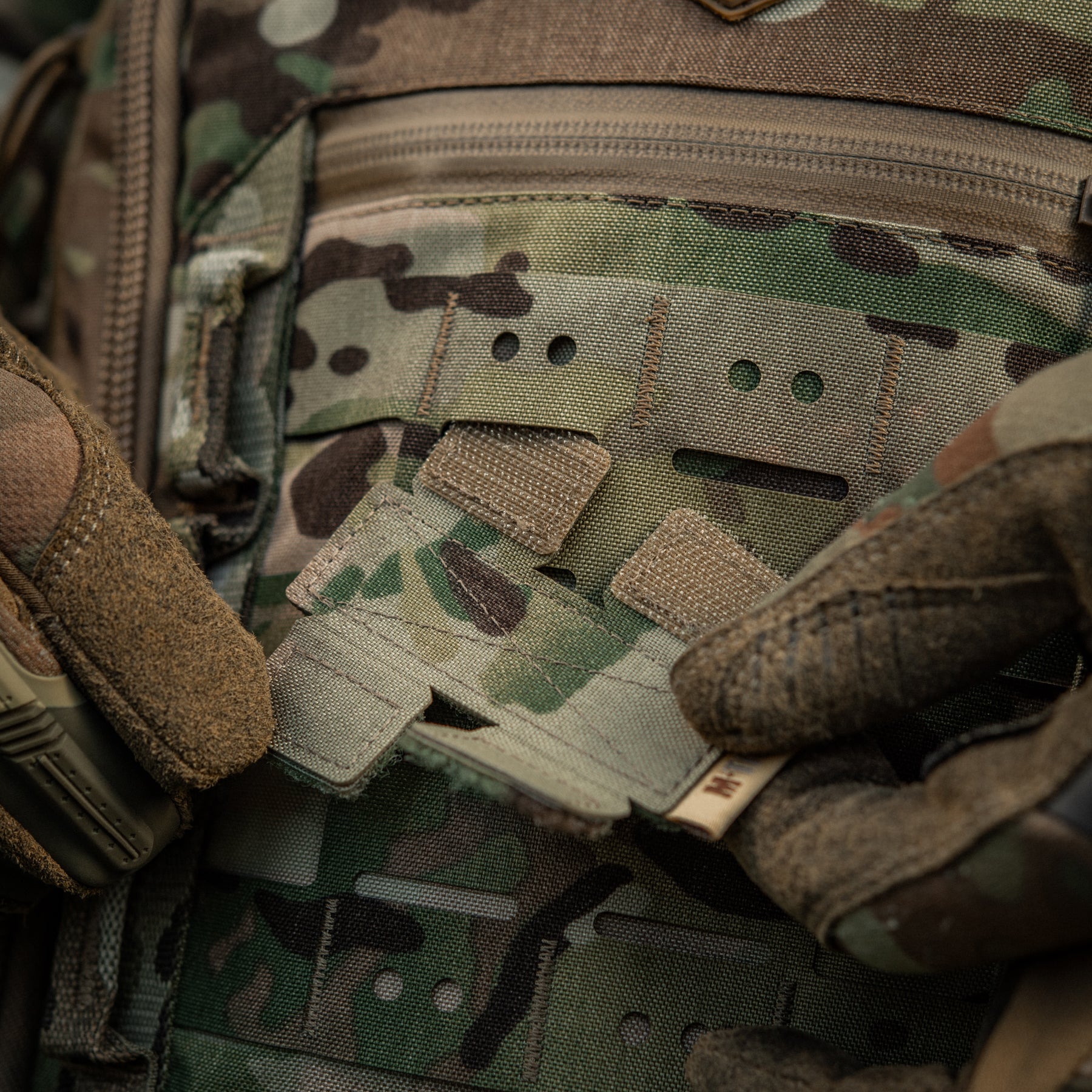 M-Tac панель для нашивок на MOLLE 80x26 Multicam