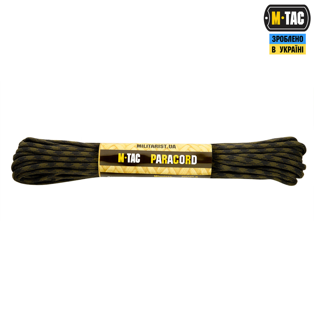 M-Tac паракорд 550 type III Black/Forest 15м