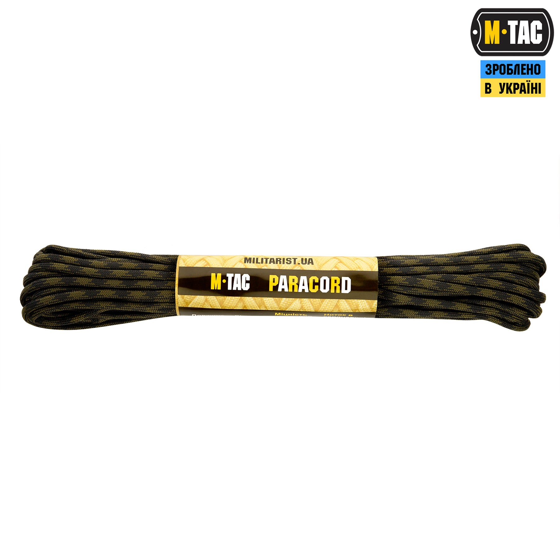 M-Tac паракорд 550 type III Black/Forest 15м