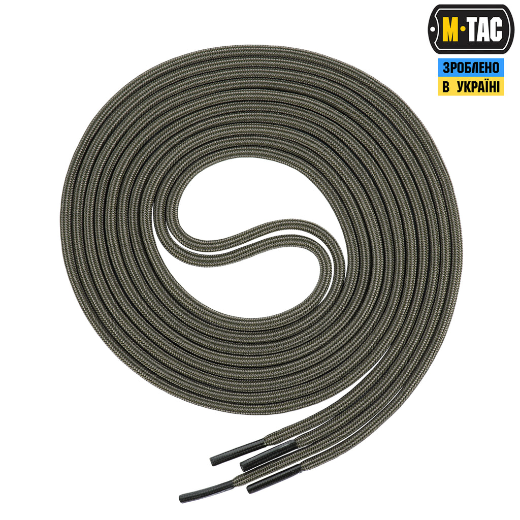 M-Tac шнурки паракорд OD Green Stripes тип.3 (135 СМ)