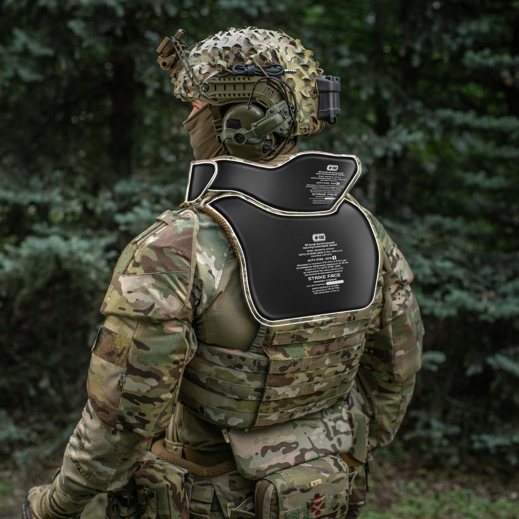 M-Tac Горжет сумісний з активними навушниками 1 клас захисту Elite Multicam