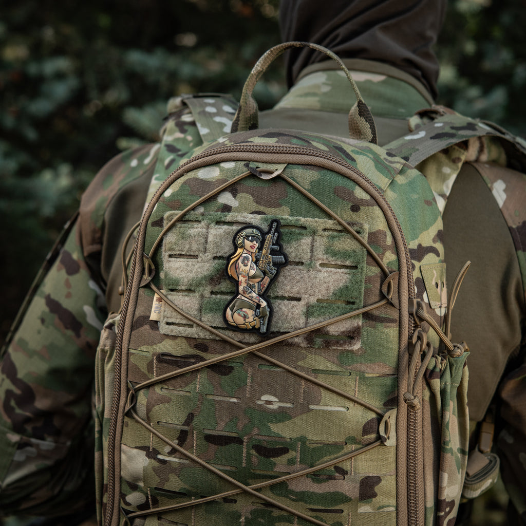 M-Tac нашивка Tactical girl №4 PVC tatoo Пантера