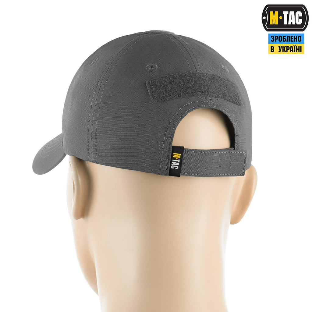 M-Tac бейсболка тактична Elite Flex ріп-стоп Wolf Grey