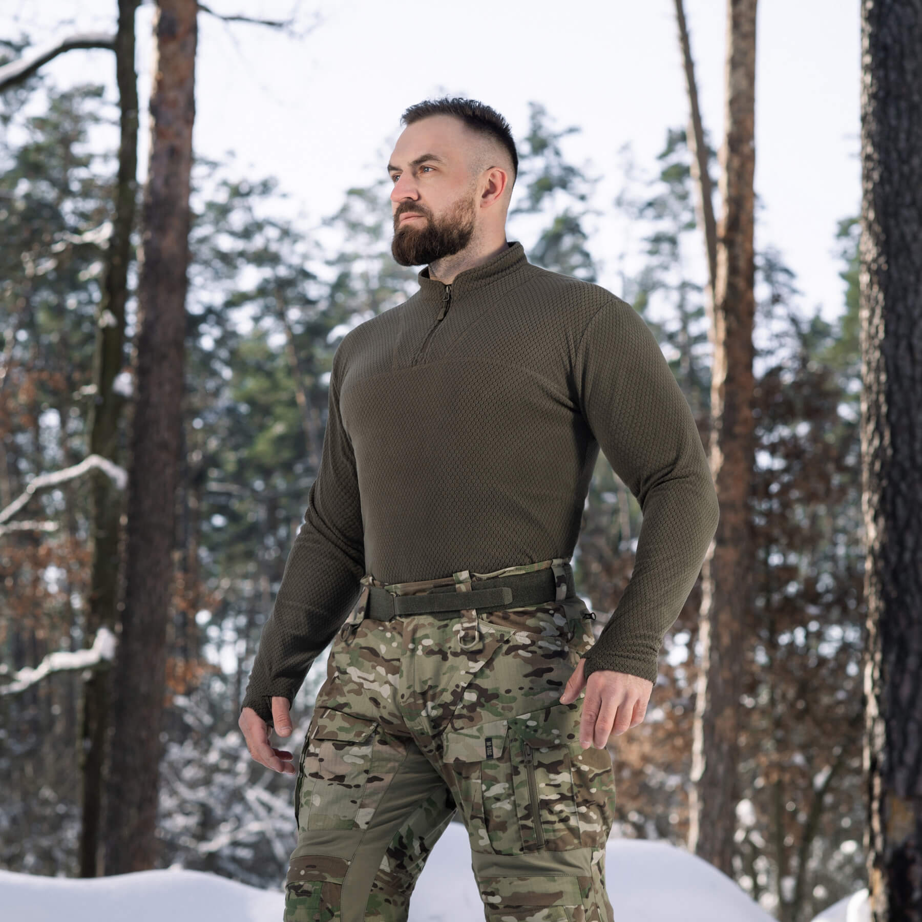 M-Tac термосорочка фліс Delta Level 2 Hex Dark Olive