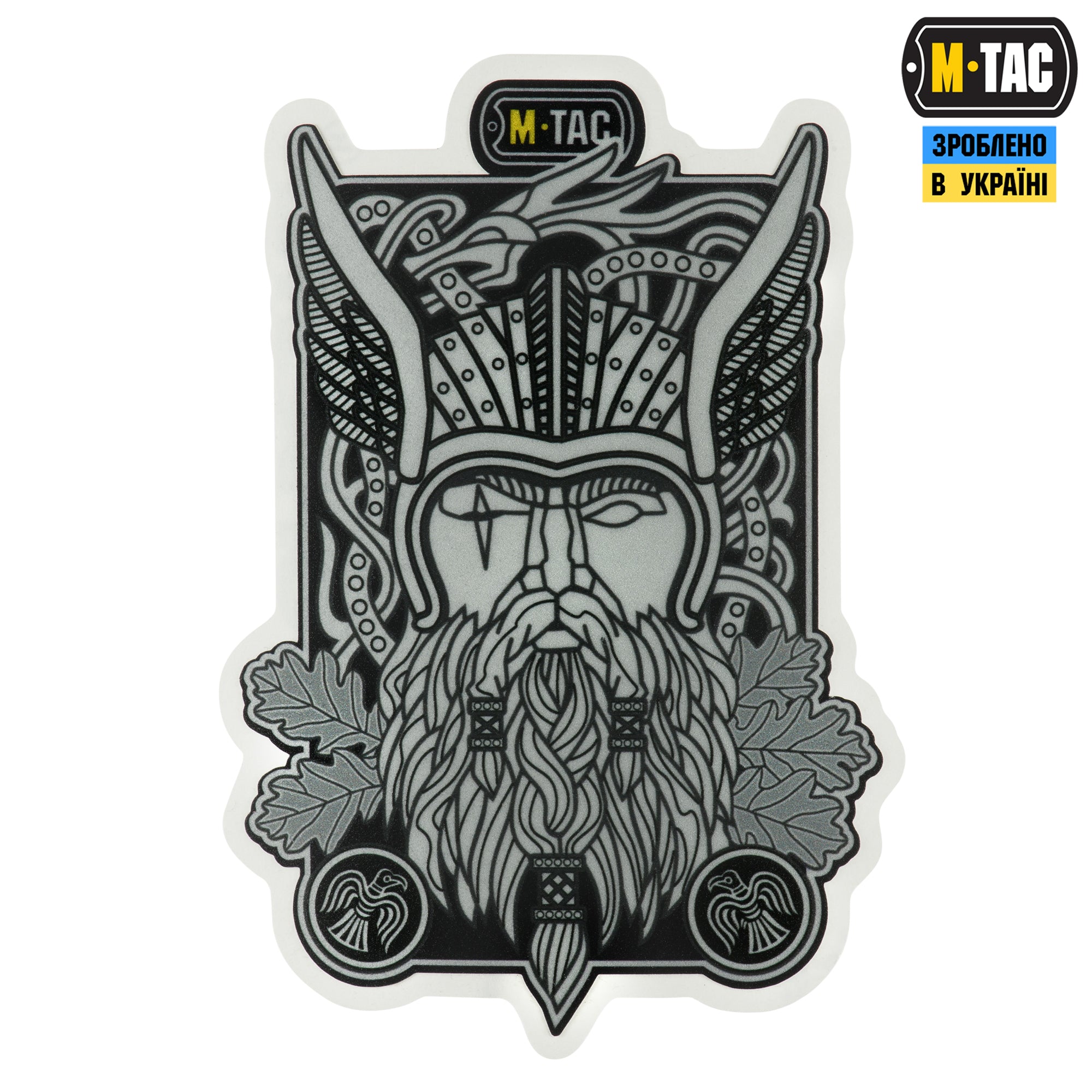 M-Tac наклейка Odin світловідбиваюча Black
