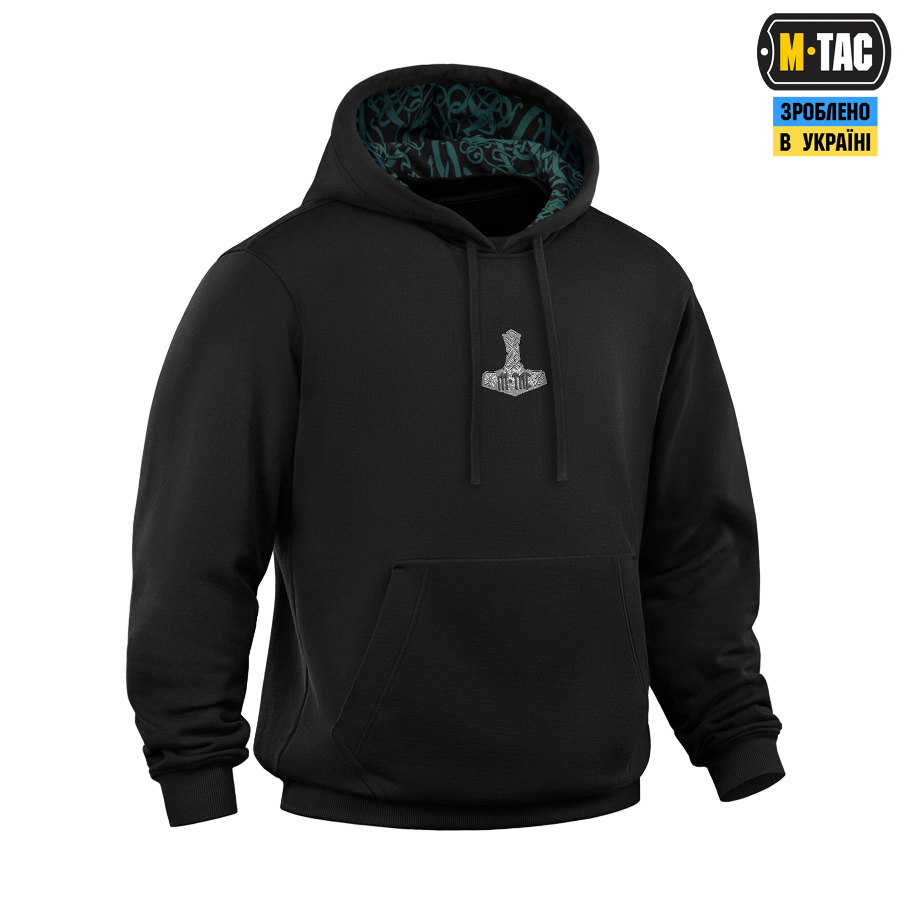 M-Tac кофта Hoodie Ragnarok Cotton Hard Black