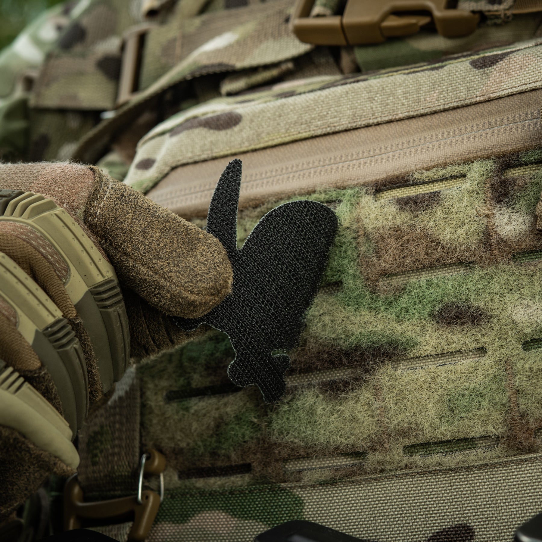 M-Tac нашивка НЛО оператор GID Black/Green