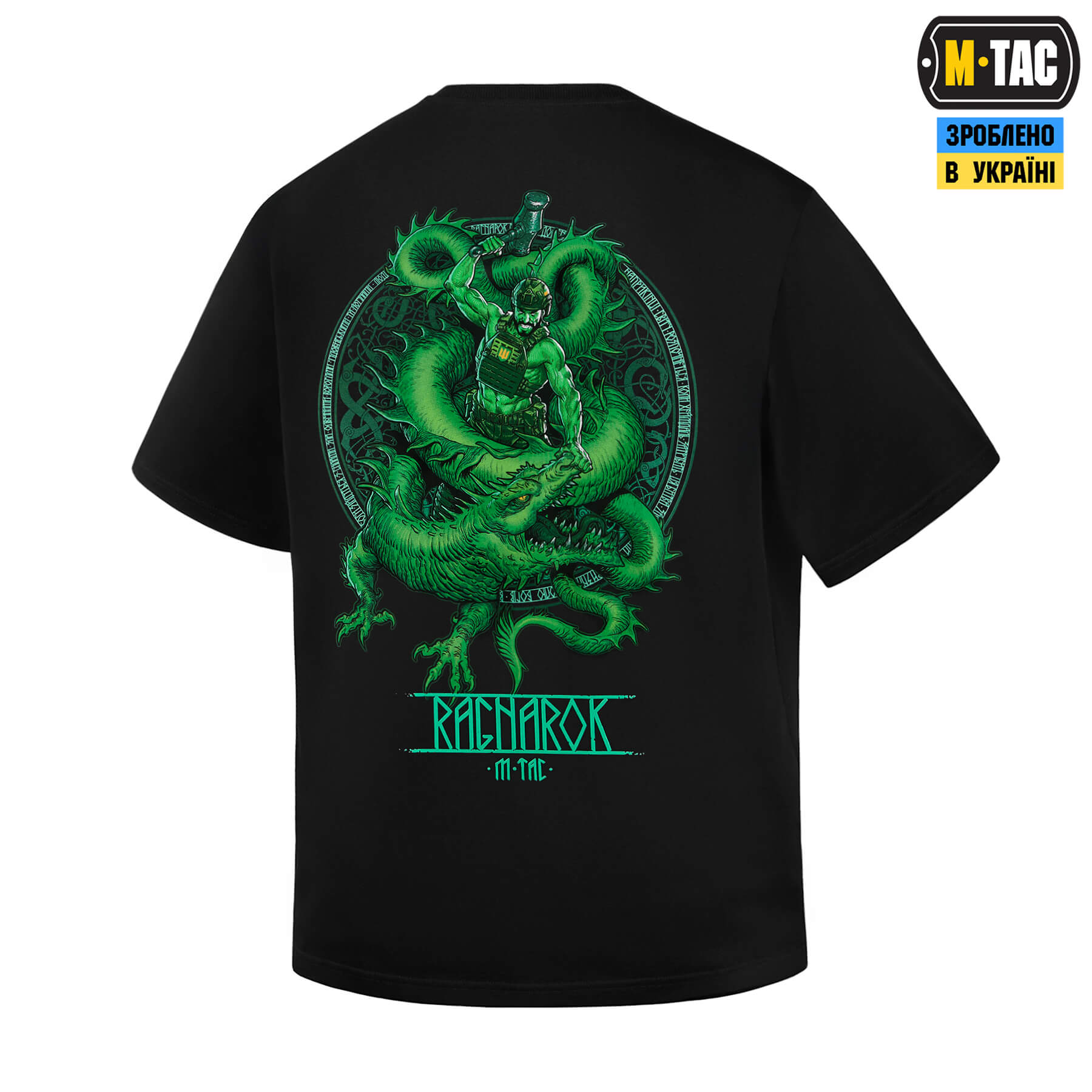 M-Tac футболка Ragnarok Night Vision Cotton Hard Black