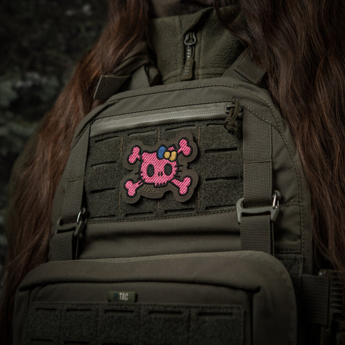 M-Tac нашивка KITTY (вишивка) Pink/Ranger Green