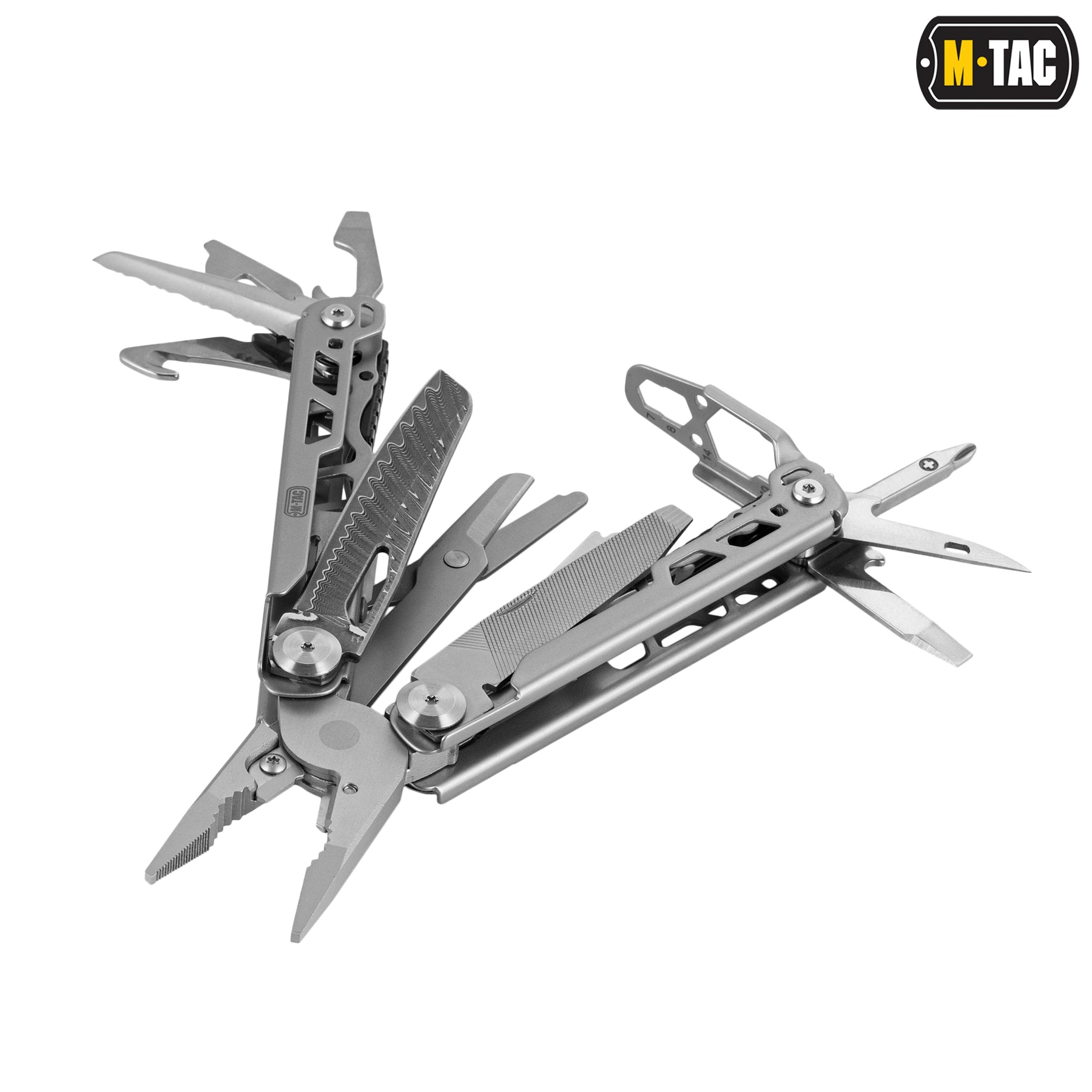 M-Tac мультитул Type 12 Steel/Damascus