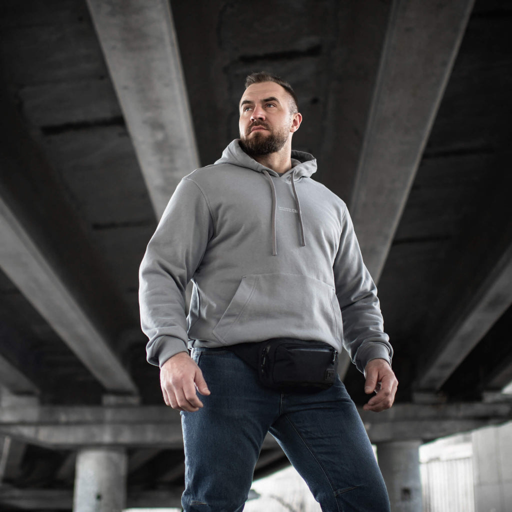 M-Tac кофта Hoodie Born by Revolution Oversize Hard Light Grey