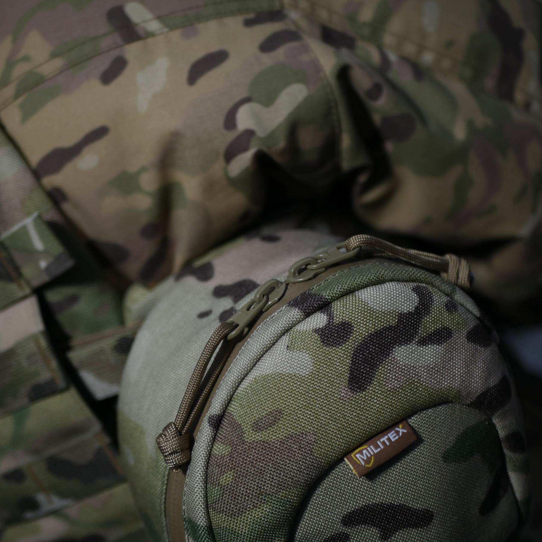 Підсумок Militex (L) для захисту навушників навушники Cordura original USA Мультикам