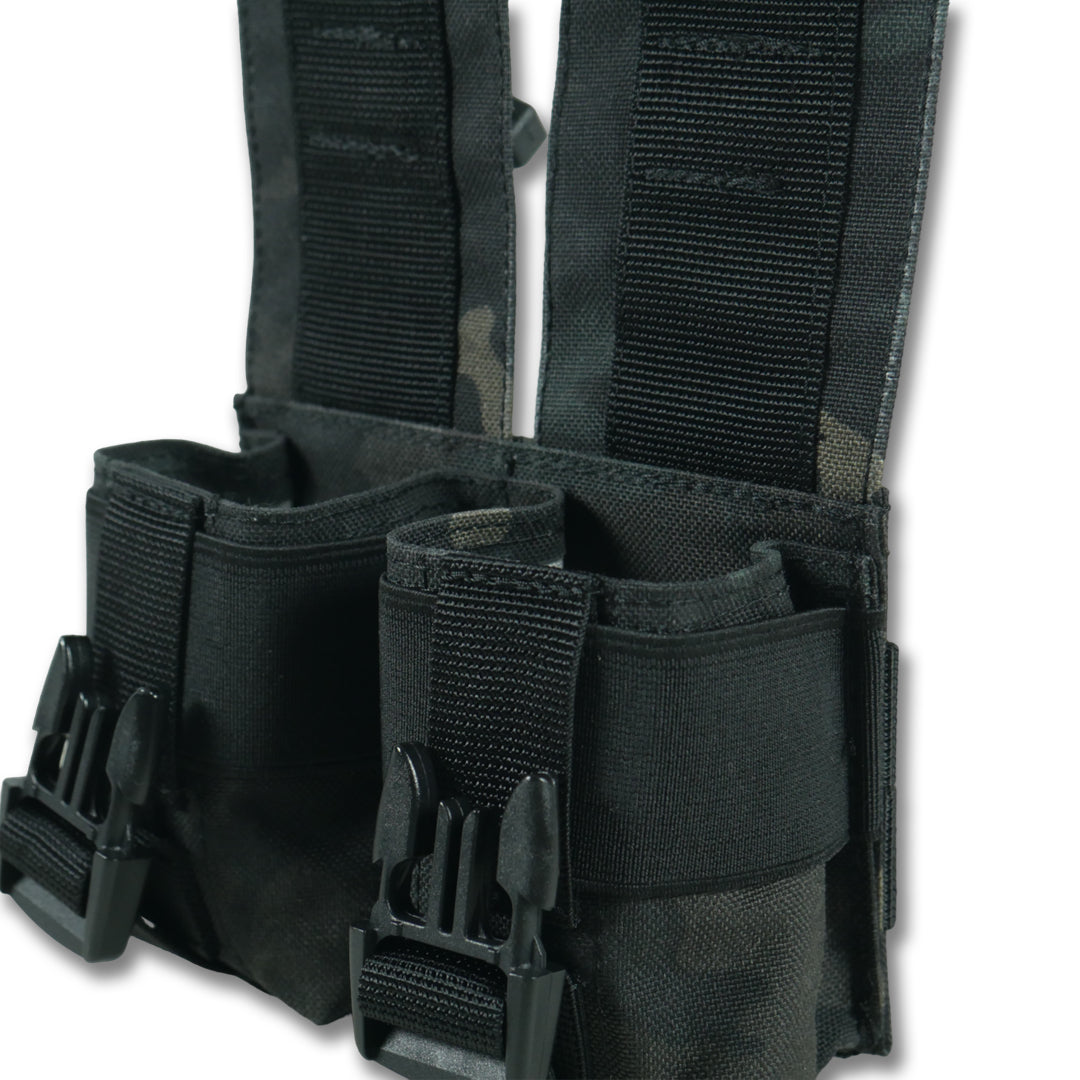 Підсумок під 2 гранати Kiborg GU Double Mag Pouch (Чорний мультикам)