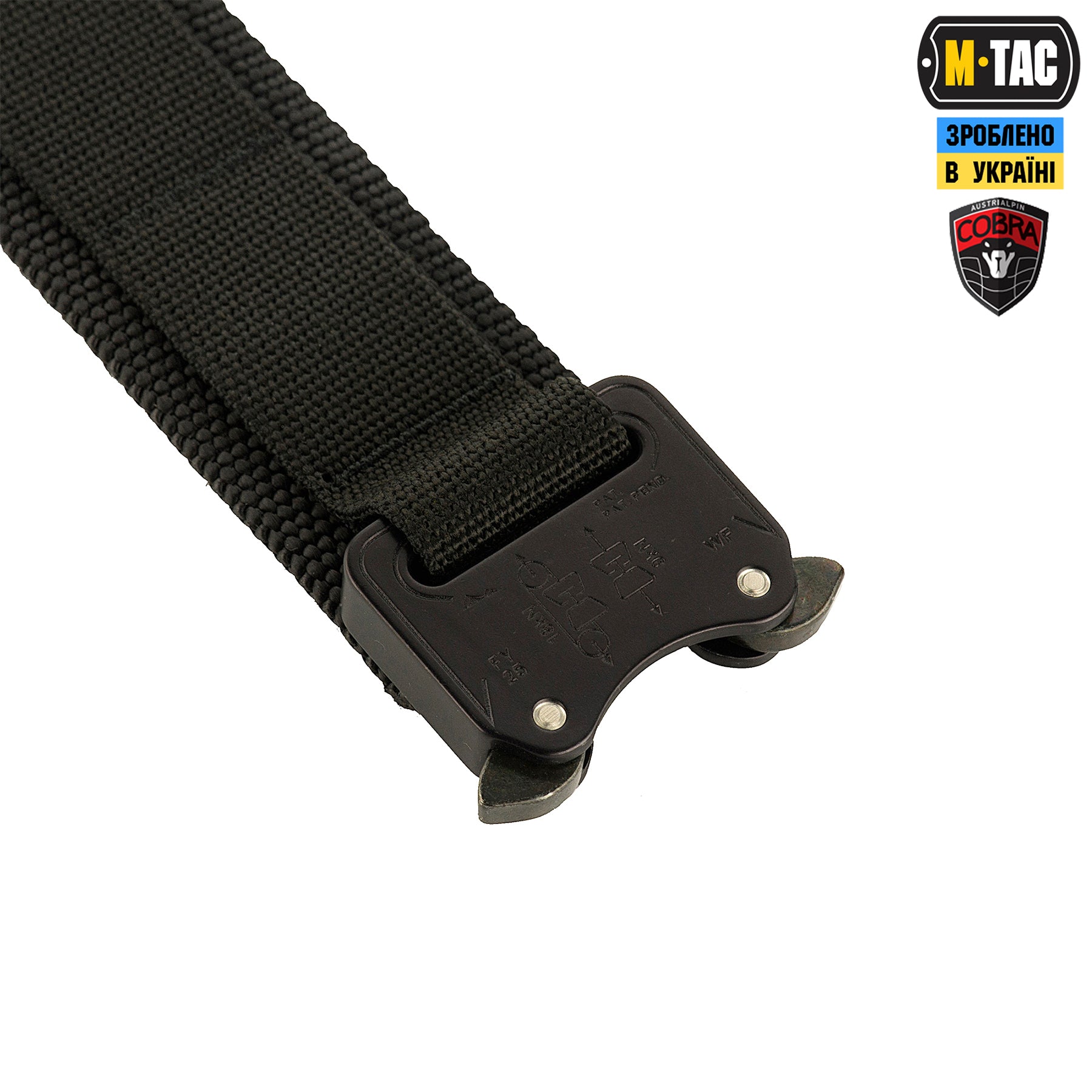M-Tac ремінь Cobra Buckle Tactical Belt Gen.II Black