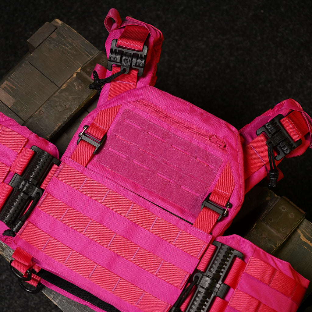 Плитоноска Kiborg GU Gen.2 рожева з системою MOLLE, бронежилет під плити