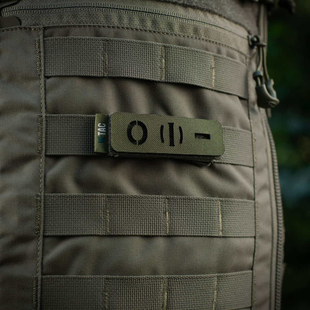 M-Tac панель для нашивок на MOLLE 80x26 Ranger Green
