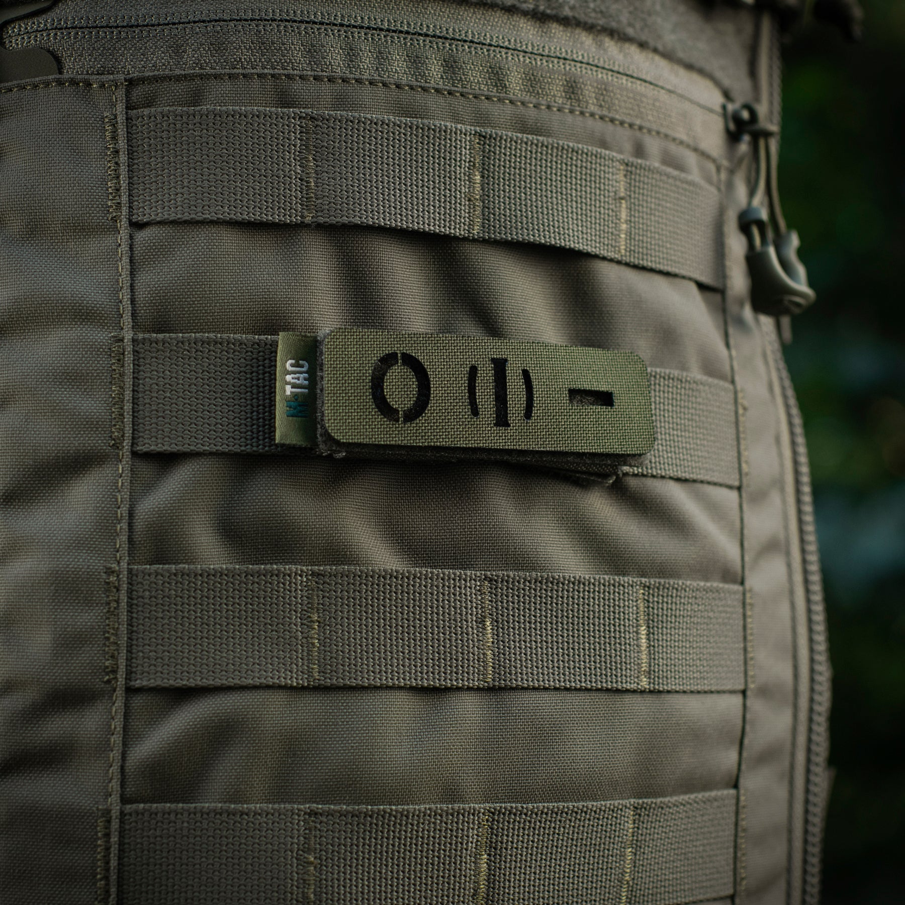 M-Tac панель для нашивок на MOLLE 80x26 Ranger Green