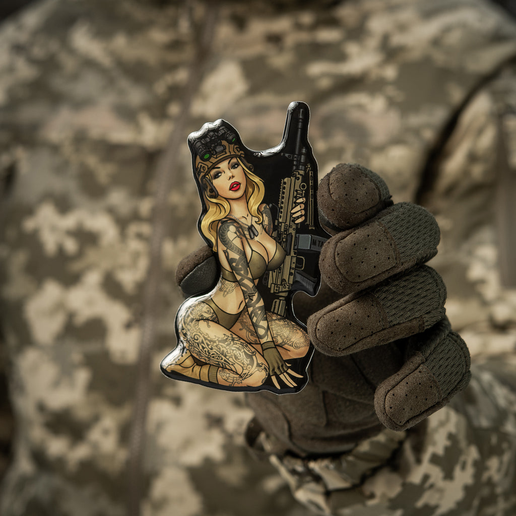 M-Tac наклейка Tactical girl №5 Skandinavik