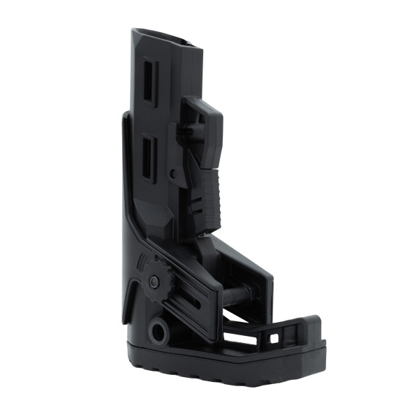 Полегшений телескопічний приклад з підщічником ALPHA-CP Key-Arma для AR/AK Mill spec Polymer