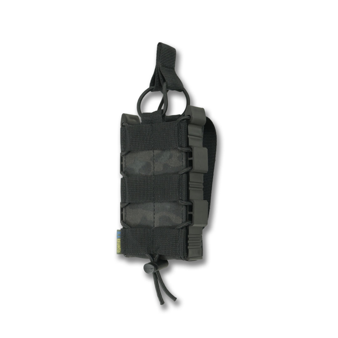 Посилений підсумок Kiborg GU Single Mag Pouch Чорний мультикам