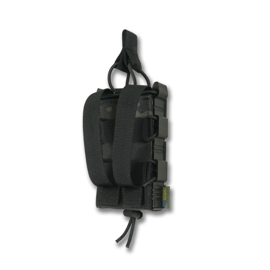 Посилений підсумок Kiborg GU Single Mag Pouch Чорний мультикам
