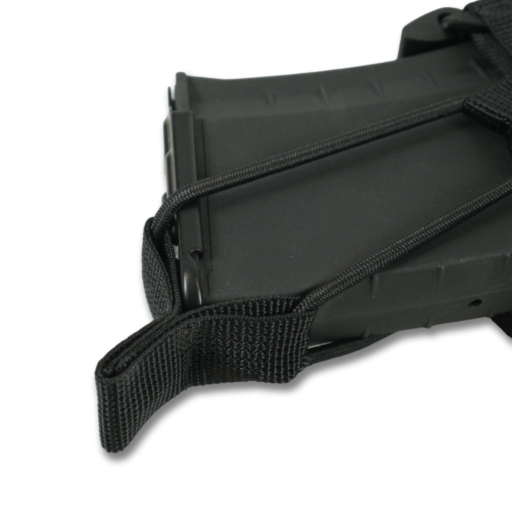 Посилений підсумок Kiborg GU Single Mag Pouch Чорний мультикам