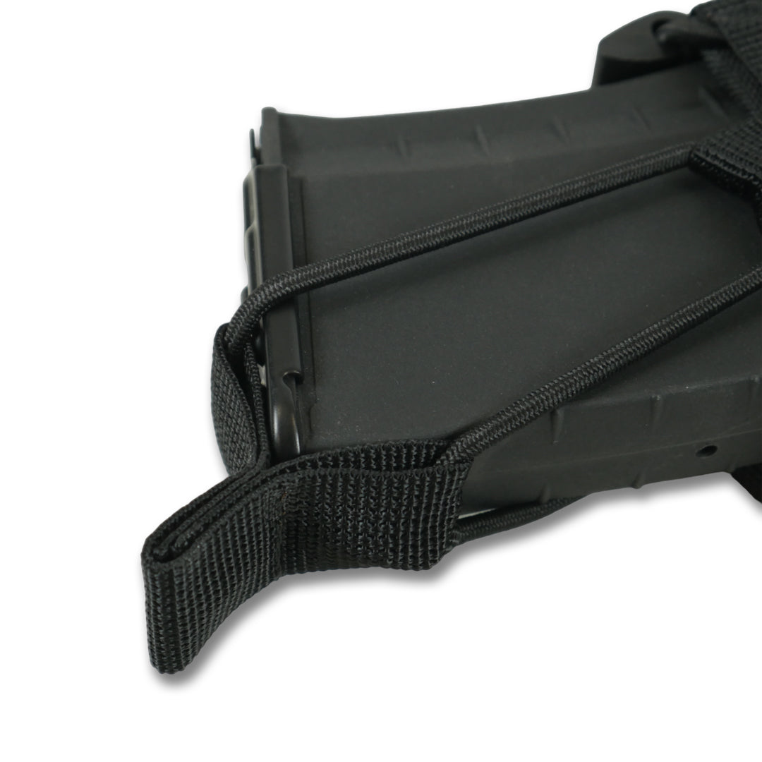 Посилений підсумок Kiborg GU Single Mag Pouch Чорний мультикам