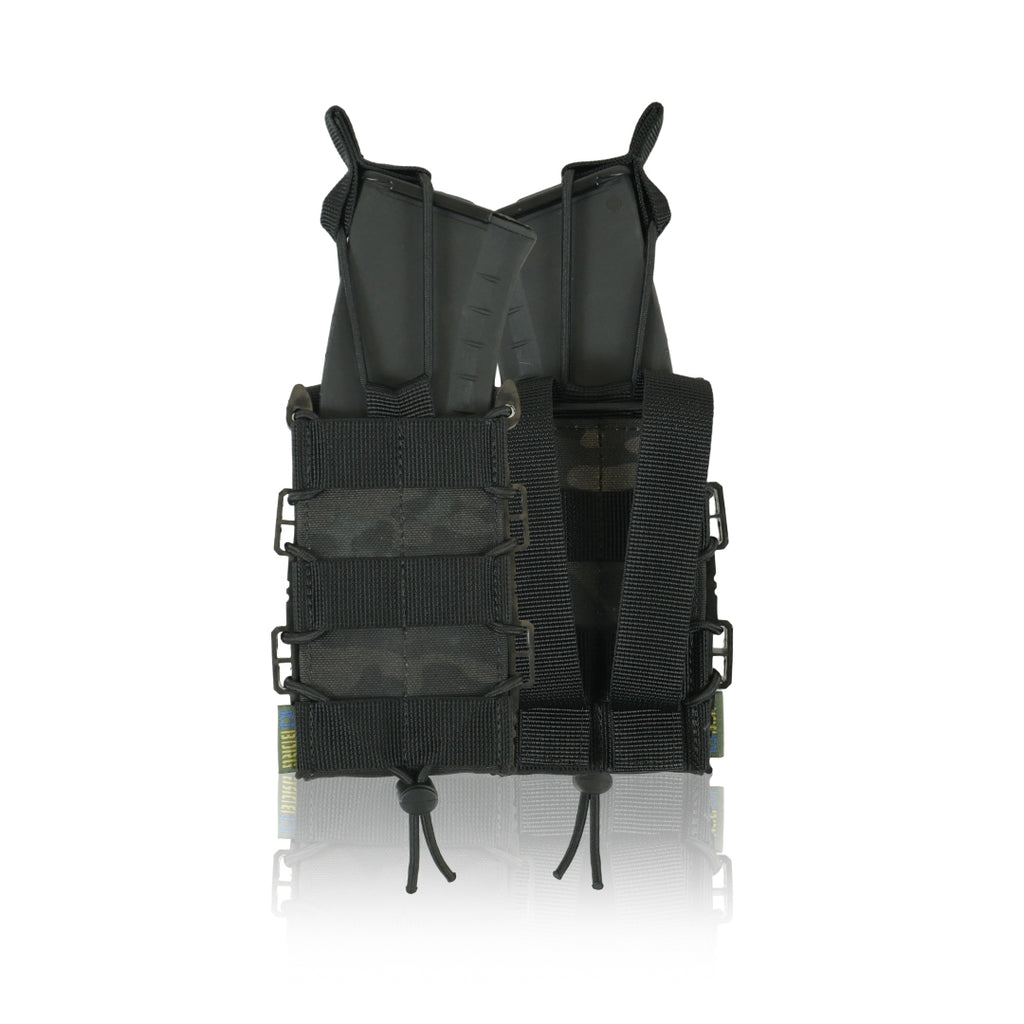 Посилений підсумок Kiborg GU Single Mag Pouch Чорний мультикам
