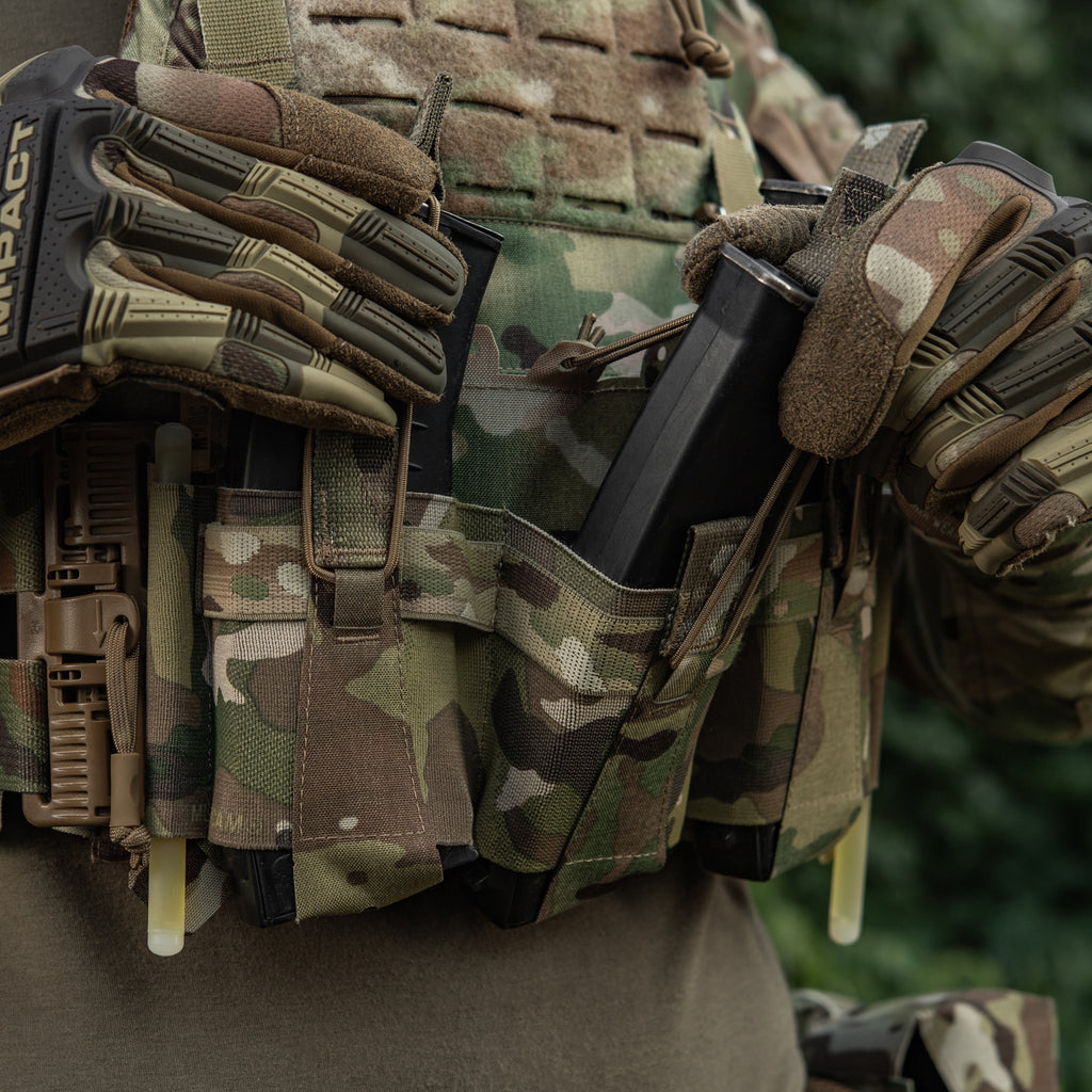M-Tac передня панель для плитоноски Cuirass QRS на три магазина Multicam